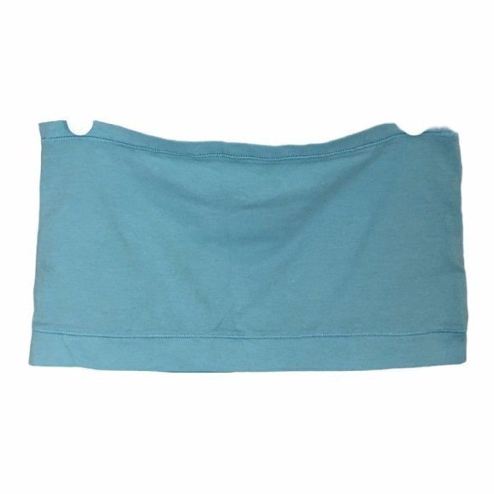 Planet Blue Life Bandeau Womens Size L Blue Cotton Spandex Blend NWOT